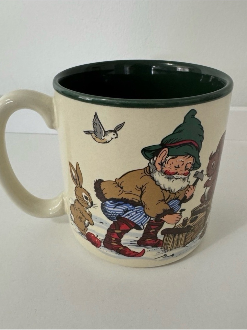 Whimsical 1993 Potpourri Press Woodland Elves Mug